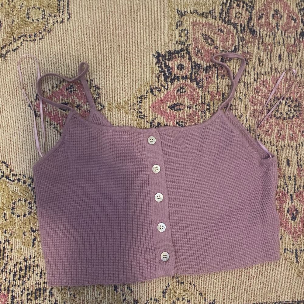 LA Hearts knit top and shorts
